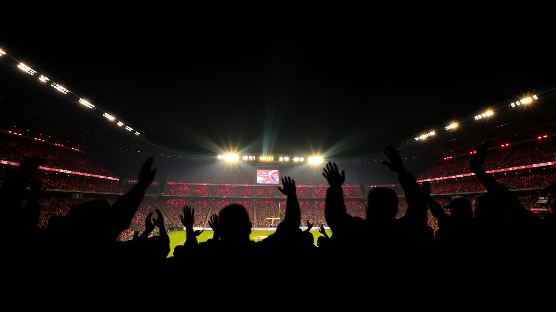 Stadium crowd at World Cup